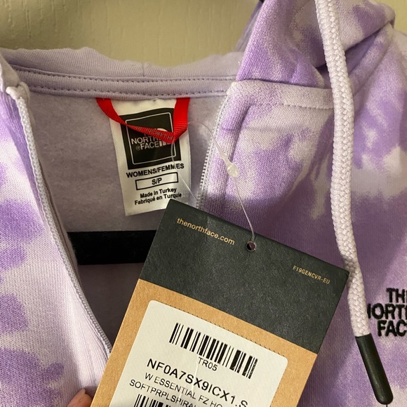 Northface Essential Full Zip Hoodie Tie Dye - Picture 6 of 8